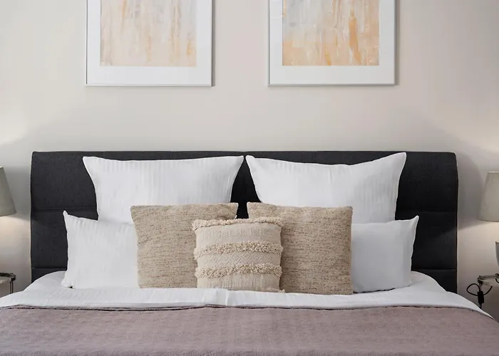 Exklusives HILVIT Health Apartment an der Universitätsklinik - Perfekt für Business und Kultur! 2 Schlafzimmer - Smoothie Mixer - Fitness Wall Gym - Smart TV Apartment *